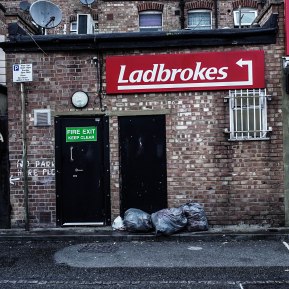 1/5 Immigrant Landscapes: a photo series in Southall I remember speaking to a Canadian who found the name of this gambling spot hilarious. I find it captures the area's juxtaposition well, especially next to a suit.
